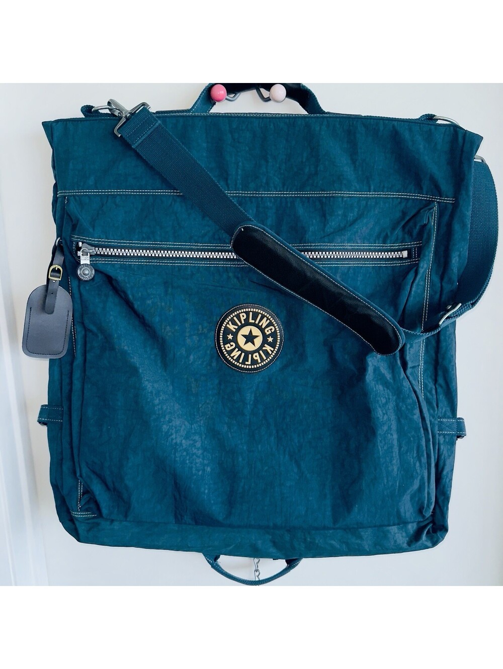 Huge Kipling Folding Garment Suit Bag Travel Closet Luggage Folding Suitcase